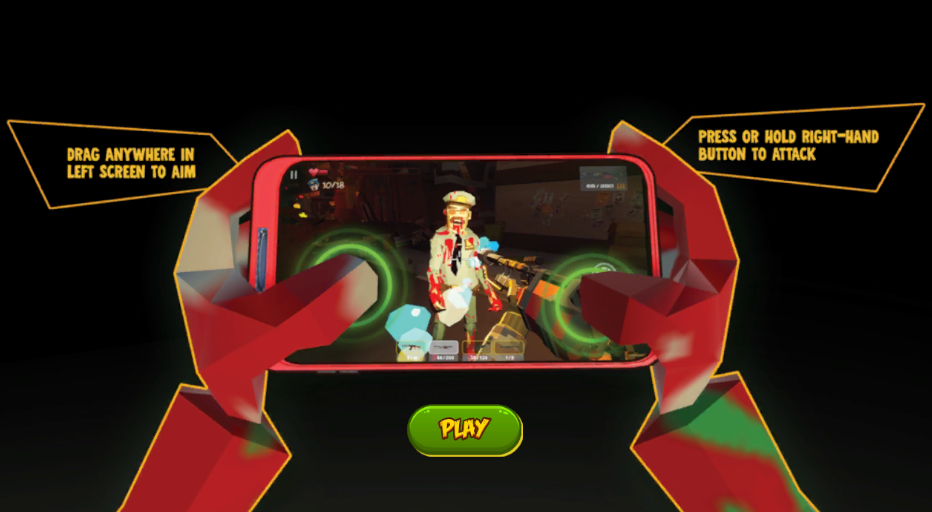 像素僵尸射击无限金币下载(Zombie Poly)