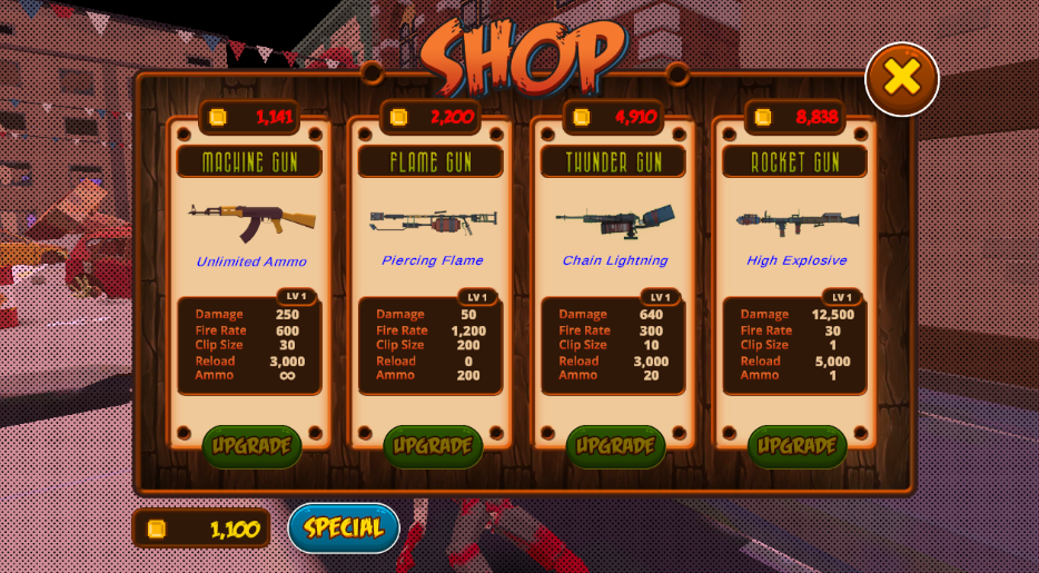 像素僵尸射击无限金币下载(Zombie Poly)