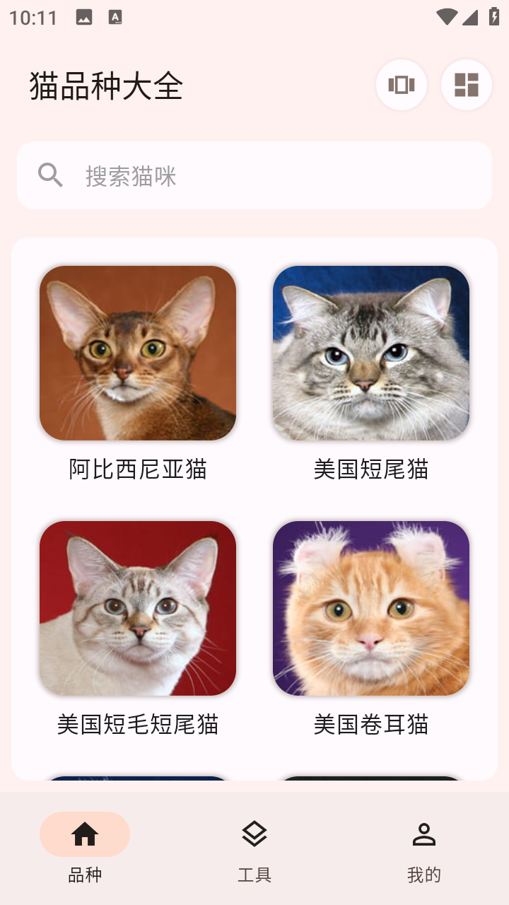 猫品种大全app(猫咪品种识别)手机版